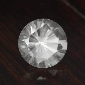 4.68 ct White Quartz Stone, Natural Quartz in Diamond-Cut Shape for Sale