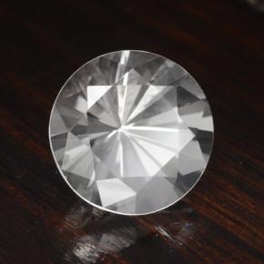 4.71 ct White Quartz Stone, Natural Quartz in Diamond-Cut Shape for Sale