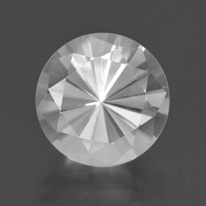 White Quartz Gem - 6.4ct Diamond-Cut (ID: 408776)