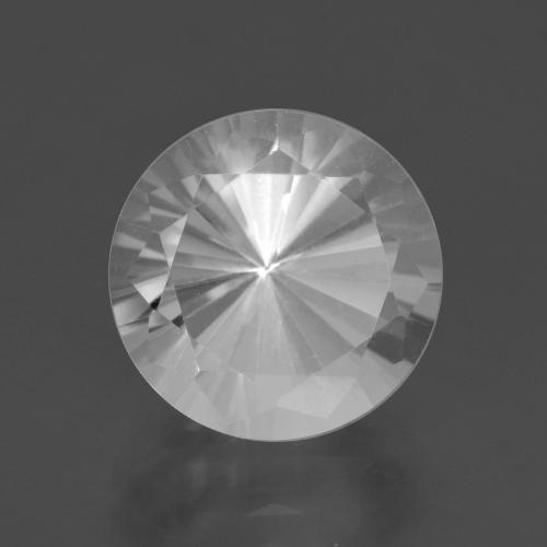 Cuarzo Blanco Corte Diamante de 11,8mm de Brasil, peso de 6.22 ct, piedra preciosa natural No tratado en claridad vvs, Cuarzo de 1 pieza - Color: Blanco, dureza Mohs de 7 Adecuado para joyas de uso diario, Photo A