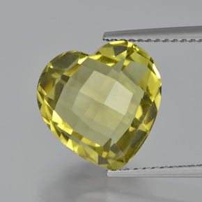 6.7ct Heart Checkerboard (double sided) Lemon Quartz Gem for sale 6.7ct Heart Checkerboard (double sided) Lemon Quartz Gem (ID: 417135)