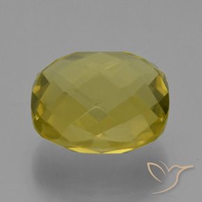 27.10 ct Yellow Quartz Stone, Natural Quartz in Cushion Checkerboard (double sided) Shape for Sale