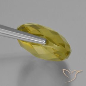 Quartz Gemstone in 19 x 19 mm (calibrated) Size for Sale, Quartz Stone in Light Yellow Color