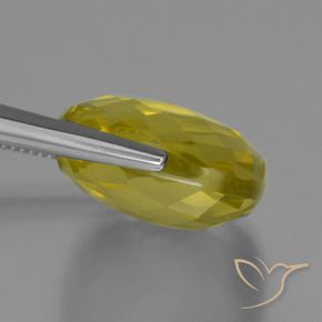 Quartz Gemstone in 19 x 19 mm (calibrated) Size for Sale, Quartz Stone in Light Yellow Color