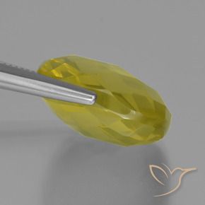 Quartz Gemstone in 19 x 19 mm (calibrated) Size for Sale, Quartz Stone in Medium-Light Yellow Color