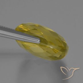 Quartz Gemstone in 19 x 19 mm (calibrated) Size for Sale, Quartz Stone in Light Yellow Color