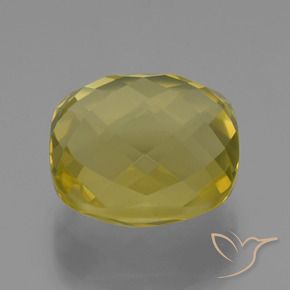 27.38 ct Yellow Quartz Stone, Natural Quartz in Cushion Checkerboard (double sided) Shape for Sale