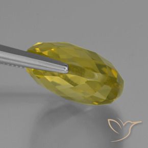 Quartz Gemstone in 19 x 19 mm (calibrated) Size for Sale, Quartz Stone in Light Yellow Color