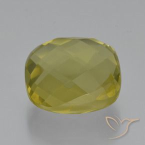 27.26 ct Yellow Quartz Stone, Natural Quartz in Cushion Checkerboard (double sided) Shape for Sale
