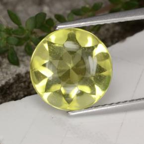 3.7ct Round Buff-Top Lemon Quartz Gem for sale 3.7ct Round Buff-Top Lemon Quartz Gem (ID: 417406)