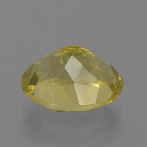 Quartz Gemstone in 11 x 9 mm (calibrated) Size for Sale, Quartz Stone in Light Yellow Color