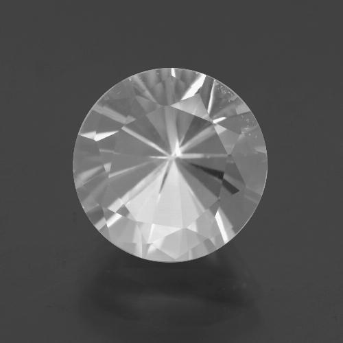 Белый Кварц Камень - 4.7ct Бриллиантовая Огранка (ID: 417643)
