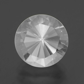 White Quartz Gem - 6.1ct Diamond-Cut (ID: 417644)