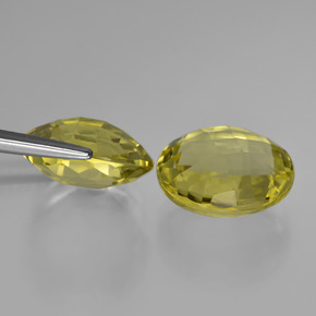 Quartz Gemstones in 12 mm (calibrated) Size for Sale, Quartz Stones in Pineapple Yellow Color