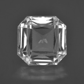 Clear White Quartz Gem - 6.8ct Octagon / Scissor Cut (ID: 417798)
