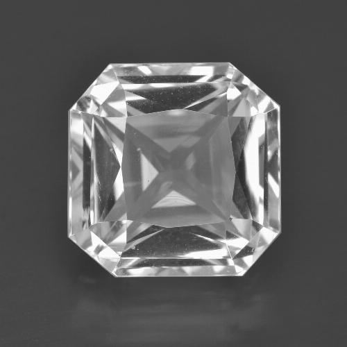 11,7 x 11,6mm Quarzo bianco Ottagono / taglio a forbice dal Brasile, peso di 7,85 ct, pietra preziosa naturale non trattati in purezza VVS-VS, Quarzo 1pz - il colore è Bianco trasparente, durezza Mohs di 7 adatto per gioielli da indossare ogni giorno, Photo A