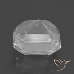Quartz Gemstone in 12.4 x 12.3 mm Size for Sale, Quartz Stone in Clear White Color