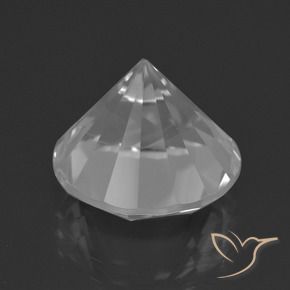Quartz Gemstone in 13 mm (calibrated) Size for Sale, Quartz Stone in White Color