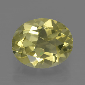 Laguna Yellow Quartz Gem - 3.5ct Oval Facet (ID: 417884)