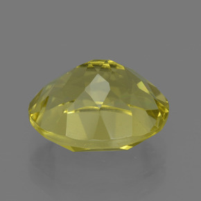 Quartz Gemstone in 11 x 9 mm (calibrated) Size for Sale, Quartz Stone in Medium Yellow Color