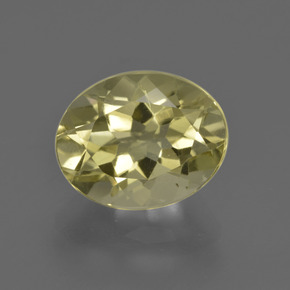 Pale Yellow Quartz Gem - 3.4ct Oval Facet (ID: 423238)