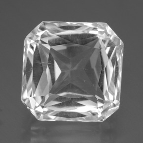 Clear White Quartz Gem - 7.4ct Octagon / Scissor Cut (ID: 424666)