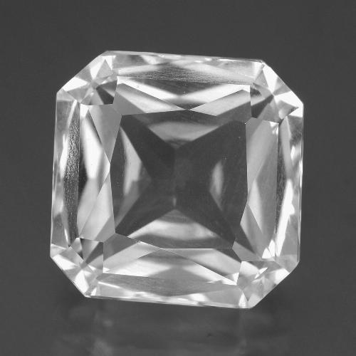 Blanco claro Cuarzo Gema - 7.7ct Corte Octágon / Forma de Tijera (ID: 424670)