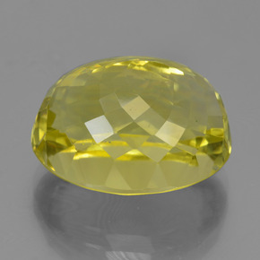 Quartz Gemstone in 17 x 13.5 mm Size for Sale, Quartz Stone in Pineapple Yellow Color