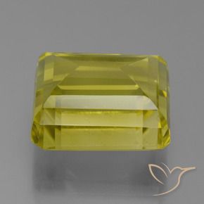 Quartz Gemstone in 16 x 13.1 mm Size for Sale, Quartz Stone in Vivid Yellow Color