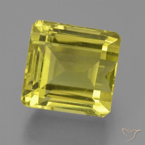 Quartz Jaune octagon step cut 17,49 ct du Brésil, dimension 14,3 x 13,8mm, pierre gemme naturelle Irradié, pureté vvs-vs, 1 pièce Quartz de couleur Jaune maïs, dureté Mohs de 7 convient aux bijoux de tous les jours, pierre de sagesse, Photo A