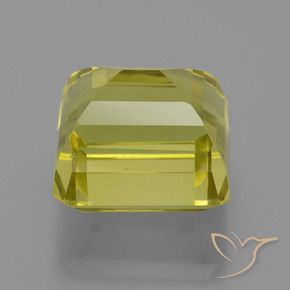 Quartz Gemstone in 14 x 14 mm (calibrated) Size for Sale, Quartz Stone in Corn Yellow Color
