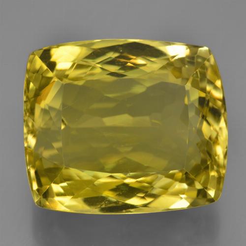 Autumn Yellow Кварц Камень - 28.8ct Огранка Подушечка (ID: 452096)