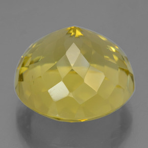 Quartz Gemstone in 17.8 mm Size for Sale, Quartz Stone in Lemon Color