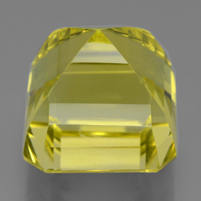 Quartz Gemstone in 14.5 x 14.2 mm Size for Sale, Quartz Stone in Lemon Color