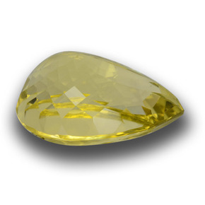 Quartz Gemstone in 20 x 15 mm (calibrated) Size for Sale, Quartz Stone in Lemon Color