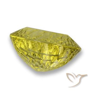 Quartz Gemstone in 25.2 x 21.1 mm Size for Sale, Quartz Stone in Light Yellow Color