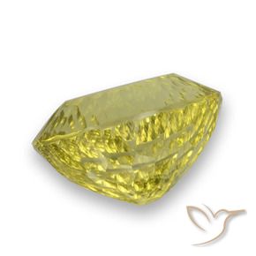 Quartz Gemstone in 21.6 x 18.6 mm Size for Sale, Quartz Stone in Medium Yellow Color
