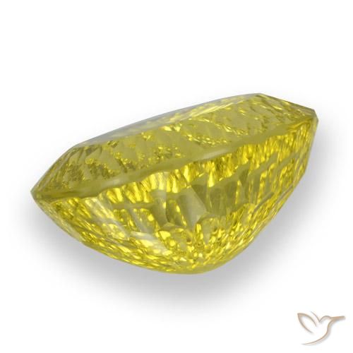 Quartz Gemstone in 30 x 22 mm (calibrated) Size for Sale, Quartz Stone in Rich Yellow Color
