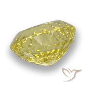 Quartz Gemstone in 23.8 x 17.4 mm Size for Sale, Quartz Stone in Light Pineapple Yellow Color