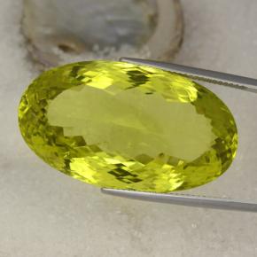 Amarillo medio Cuarzo Gema - 62.9ct Corte Portuguesa en Forma Óvalo (ID: 469542)
