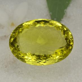 Greenish Yellow Quartz Gem - 44ct Oval Portuguese-Cut (ID: 469706)