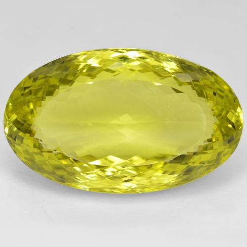 Medium Yellow Кварц Камень - 63.8ct Овальная Португальская Огранка (ID: 469889)