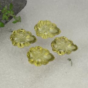 5.3ct Carved Leaf Lemon Quartz for sale thumb image of 5.3ct Carved Leaf Lemon Quartz (ID: 470154)