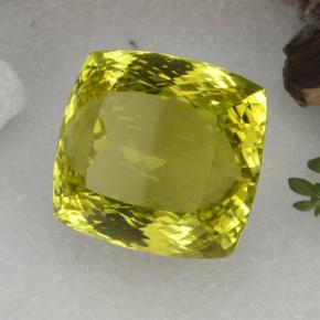 67.62 ct Yellow Quartz Stone, Natural Quartz in Cushion-Cut Shape for Sale