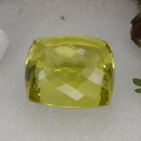 Quartz Gemstone in 23.5 x 22.5 mm Size for Sale, Quartz Stone in Lemon Color