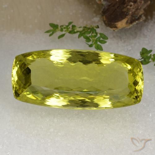75.18ct Natural Medium Yellow Quartz, Fancy, VVS
