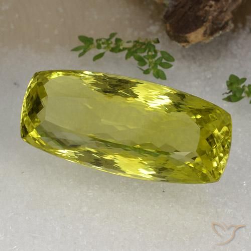 75.18 ct Yellow Quartz Stone, Natural Quartz in Barrel Shape for Sale