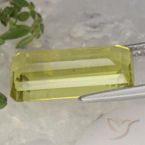 Quartz Gemstone in 16.9 x 7.9 mm Size for Sale, Quartz Stone in Light Yellow Color