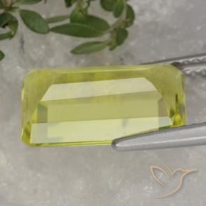 Quartz Gemstone in 13 x 7.8 mm Size for Sale, Quartz Stone in Light Pineapple Yellow Color