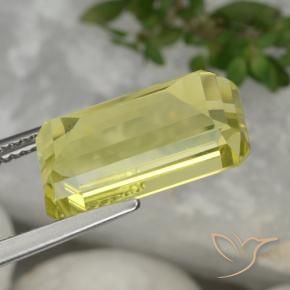 Quartz Gemstone in 15.1 x 8.3 mm Size for Sale, Quartz Stone in Pineapple Yellow Color